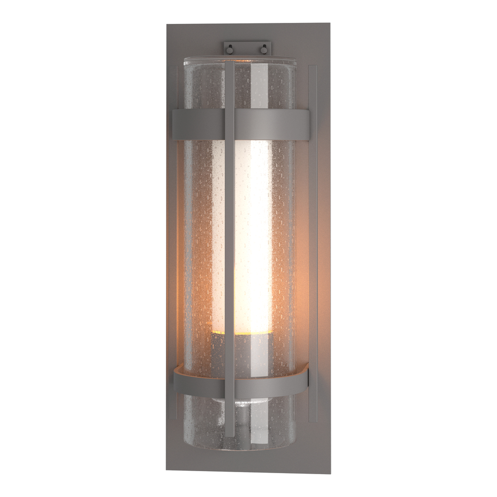 Torch  Seeded Glass Large Outdoor Sconce