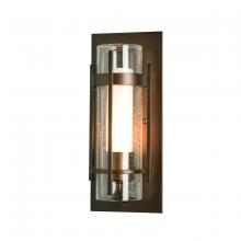 Hubbardton Forge 305896-SKT-75-ZS0654 - Torch  Seeded Glass Small Outdoor Sconce