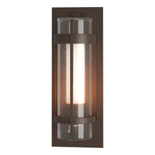 Hubbardton Forge 305899-SKT-75-ZS0664 - Torch  Seeded Glass XL Outdoor Sconce