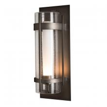 Hubbardton Forge 305899-SKT-77-ZS0664 - Torch  Seeded Glass XL Outdoor Sconce