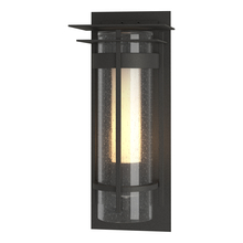 Hubbardton Forge 305996-SKT-20-ZS0654 - Torch  Seeded Glass Small Outdoor Sconce with Top Plate