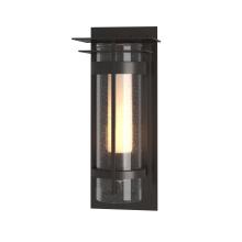 Hubbardton Forge 305997-SKT-14-ZS0655 - Torch  Seeded Glass with Top Plate Outdoor Sconce