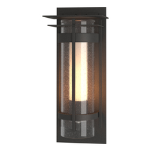 Hubbardton Forge 305997-SKT-20-ZS0655 - Torch  Seeded Glass with Top Plate Outdoor Sconce