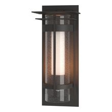 Hubbardton Forge 305999-SKT-20-ZS0664 - Torch  Seeded Glass XL Outdoor Sconce with Top Plate