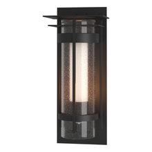 Hubbardton Forge 305999-SKT-80-ZS0664 - Torch  Seeded Glass XL Outdoor Sconce with Top Plate